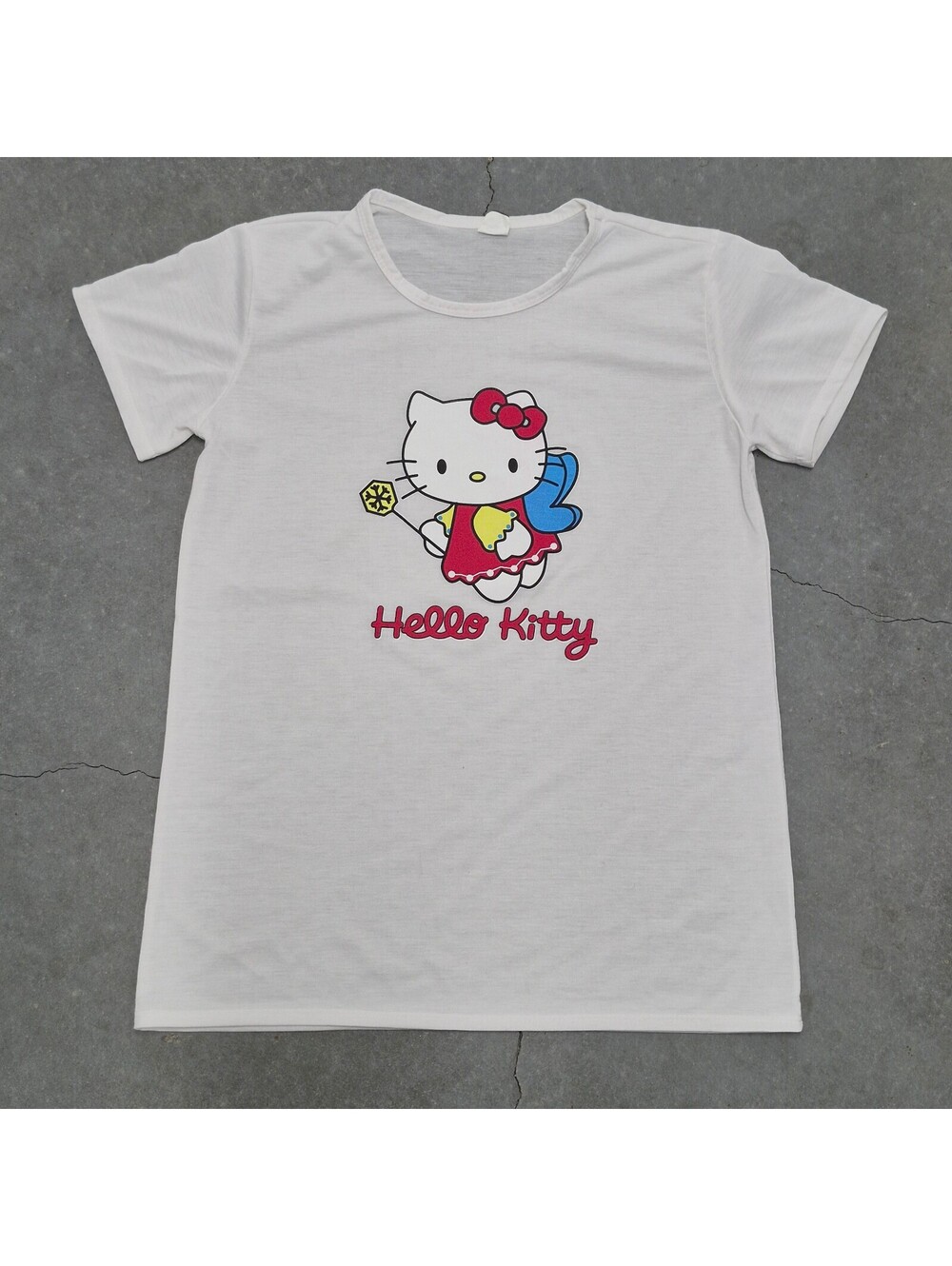 Hello Kitty White Graphic T Shirt